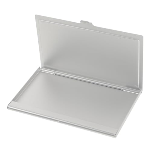 Veemoon Aluminium Visitenkartenetui DIY mit gewölbter Oberfläche für Sublimationsdruck Leere Visitenkartenbox Geräumig und Individuell Gestaltbar Hochwertiger Business Kartenhalter von Veemoon
