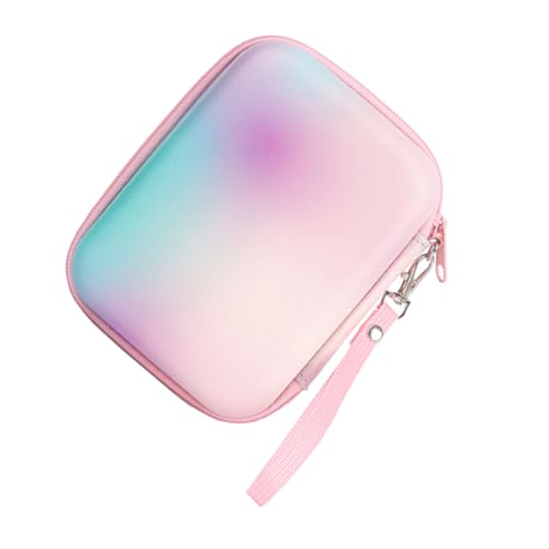 Veemoon Antistossfähige Drucker Aufbewahrungstasche Bunt Elektronik Organizer mit Passgenauem Fach Kompatibel für Mini Link Praktischer Reise Etui für Sicheren Transport von Veemoon