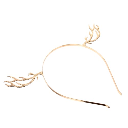 Veemoon Antlers Haarband Damen Leichtes Legierung Stirnband mit Süßem Rentier Geweih Design für Weihnachten Karneval Party Geeignet von Veemoon