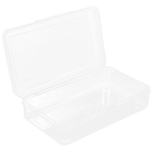 Veemoon Aufbewahrungsbox für Schreibwaren Federmäppchen Fall mit groß schmink aufbewahrungsboxen Cosmetic Storage Box Aufbewahrungsbehälter für Stifte Bleistiftbehälter Plastik Transparent von Veemoon