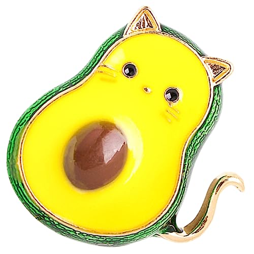 Veemoon Obstbrosche Katze Anstecknadel für Frauen Niedliche Broschen für Kleidung Rucksack und Hut Tierbrosche von Veemoon