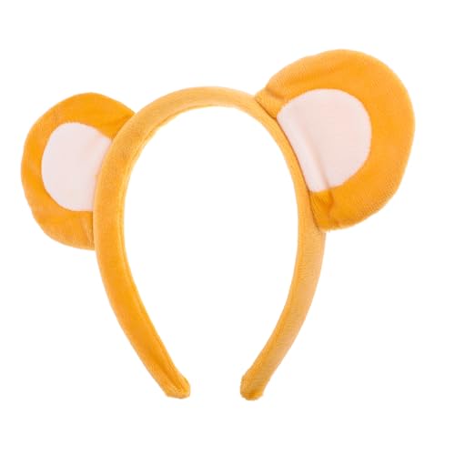 Veemoon Bärenohren Stirnband Bärenkopfbedeckung Plüschbär Tierkostüm Stirnband Für Kleinkinderkostüm Cosplay Party Accessoire Tierbärkopf-accessoire von Veemoon