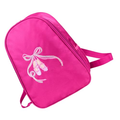 Veemoon Ballett-Rucksack Mit Stickerei Für Mädchen Tanz-reiserucksack Aus Nylon Und Polyester Große Kapazität Mit Seitentaschen Und Innentasche Wasserabweisende Außenseite Für von Veemoon