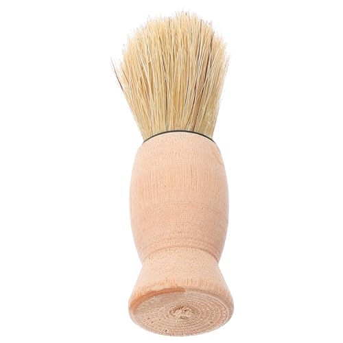 Veemoon Barbier Bartbürste für Männer Langlebiger Professioneller Rasierpinsel Vielseitiger Bartpflege Haarschneidepinsel für Salon und Zuhause Effiziente Haarentfernung nach Schnitt von Veemoon