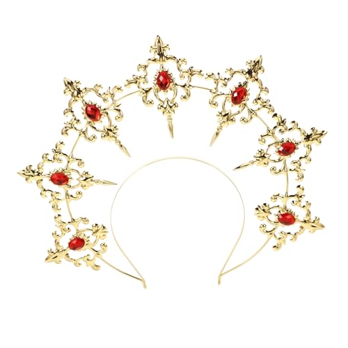 Veemoon Königskrone Aus Metall Kopfschmuck Für Frauen Dekoratives Stirnband Festival-foto-requisite Vielseitig Für Partys Und Anlässe von Veemoon