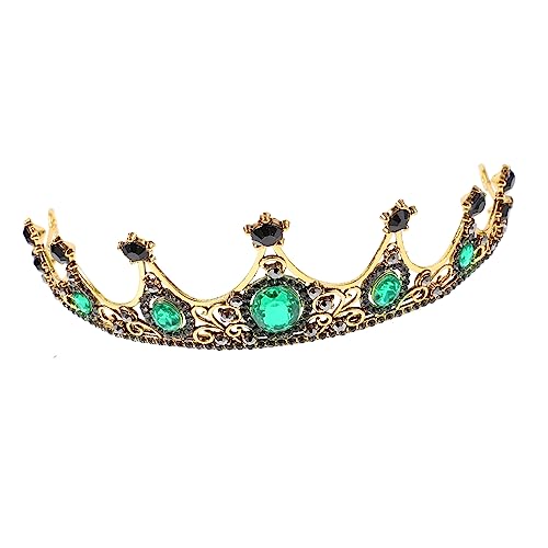 Veemoon Barock Hochzeitskrone mit Funkelnden Strasssteinen Leichtes Braut Haarschmuck Stirnband Headpiece für Damen und Braut Geeignet für Party Jga und Festliche Anlässe von Veemoon