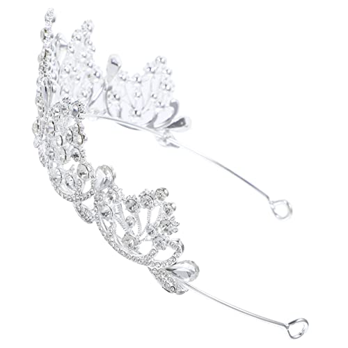 Veemoon Barock Wasser Haarkranz Braut Tiara Hochzeitskopfschmuck Damen Vintage Design Leichter Brautschmuck für Brautjungfern und Festliche Anlässe von Veemoon