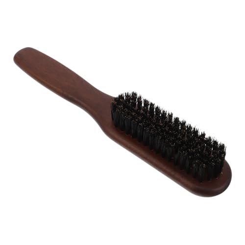Veemoon Bartbürste aus Holz für Männer Feinzahnig für Gleichmäßiges Bartölverteilen Multifunktional für Bart Haarstyling Kompakt und Tragbar Langlebiges Naturholz für Effektive Bartpflege von Veemoon