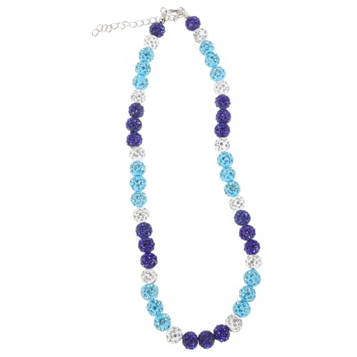 Veemoon Baseball-halskette Mit Strass Und Perlen Aus Gefertigt Verstellbar Für Herren Und Damen Modernes Sportschmuckstück Für Jeden Anlass von Veemoon