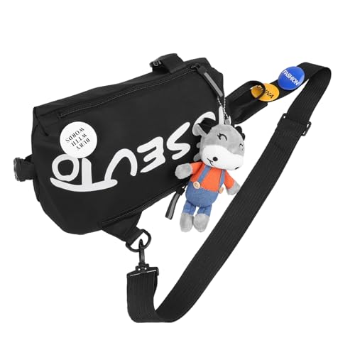 Veemoon Bauchtasche Für Herren Umhängetasche Aus Nylon Brusttasche Modisch Mit Verstellbarem Gurt Geräumig Für Alltag Reisen Und Arbeit von Veemoon