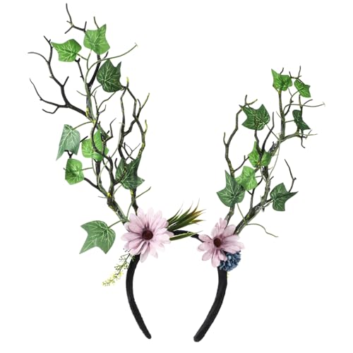 Veemoon Baum Zweig Stirnband Dekoration Weihnachten Party Baum Zweig Stirnband Haar Zubehör Kopfschmuck Für Hochzeit Strand Partys von Veemoon