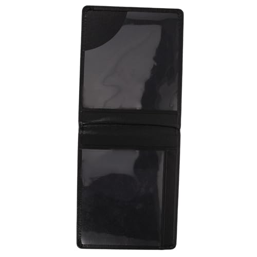 Veemoon Behindertenausweis Schutzhülle Multifunktionale Id Kartenhülle aus PU mit Innenfutter Praktischer Organizer für Behindertenausweis und Bankkarten für Unterwegs Schwarz von Veemoon