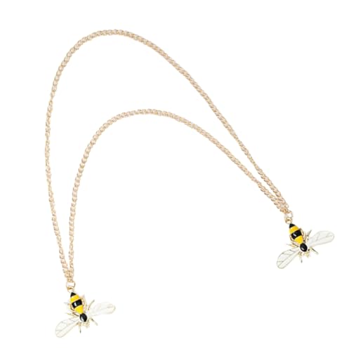 Veemoon Vintage Bienen Brosche Mit Kette Für Damen Retro Anstecknadel Modisches Accessoire Für Kleidung Hüte Und Schals Eleganter Schmuck Für Alltag Und Besondere Anlässe von Veemoon