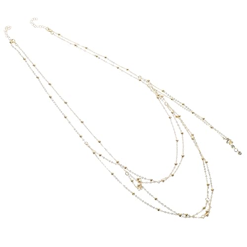 Veemoon Bikini Kette für Frauen Verstellbare Körperkette Hochwertigem Legierungsmaterial für Strandpartys Sommer Events Funkelndes Design Ihre Figur von Veemoon