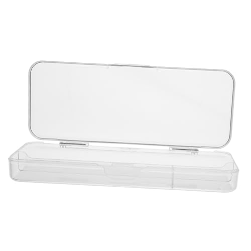 Veemoon Transparente Bleistiftbox Kunststoff Federmäppchen Stapelbare Stiftebehälter Aufbewahrungsbox Für Schreibwaren Tragbarer Stift Organizer Schultasche Für Bleistifte von Veemoon