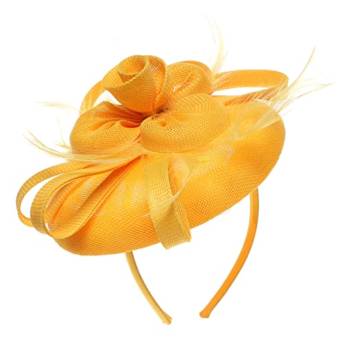 Veemoon Blumen Haaraccessoire mit Dekorativem Schleifen Design für Festliche Anlässe und Partys Perfekter Kopfschmuck für Damen und Mädchen von Veemoon