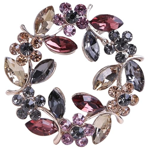 Veemoon Blumenbrosche Mit Strass-anstecknadel Für Frauen Strass-brosche Schmuck Für Rucksack Und Revers Blumen-anstecknadel Broschennadel Für Besondere Anlässe Und Alltag von Veemoon