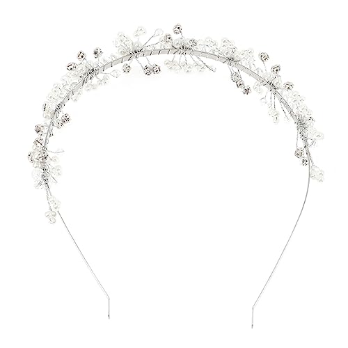 Veemoon Blumenmädchen Stirnband mit Perlen Haarschmuck für Hochzeiten und Partys Leicht und Bequem für Fotoshootings Veemoon Blumenmädchen Stirnband mit Perlen Haarschmuck für Hochzeiten und Partys Leicht und Bequem für Fotoshootings von Veemoon