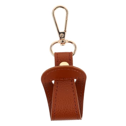 Veemoon Brauner Multifunktionaler Hutclip aus Strapazierfähigem PU Material Einfacher Befestigung als Huthalter für Tasche Rucksack und Outdoor Reise Praktischer Hutretainer für Damen und von Veemoon