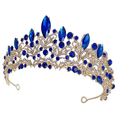 Veemoon Brautkrone Für Hochzeiten Und Partys Strass Tiara Haarschmuck Elegantes Diadem Für Frauen Für Geburtstagsfeiern Und Festlichkeiten Leichtiges Design Mit Feiner Verarbeitung von Veemoon