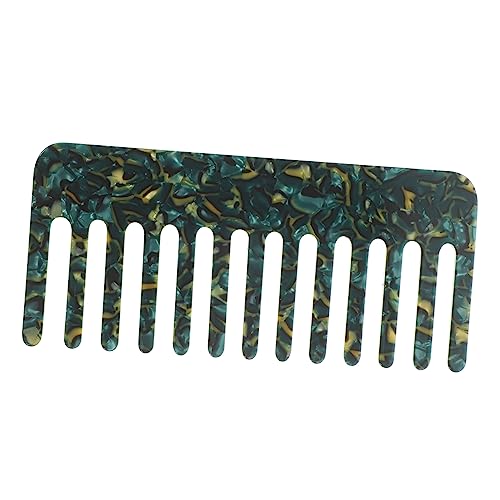 Veemoon Breiter Zahnkamm für Lockige Haare Leichter Entwirrungskamm für Damen und Herren für Haartypen und Längen für Zuhause und Unterwegs von Veemoon