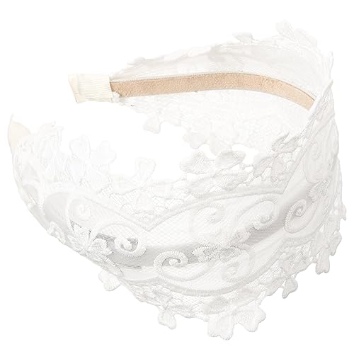 Veemoon Breites Spitzen-Stirnband Für Festliche Anlässe - Dekoratives Und Rutschfestes Haarband Für Hochzeit Geburtstag Und Partys Eleganter Kopfschmuck Mit Spitzenbesatz Veemoon Breites Spitzen-Stirnband Für Festliche Anlässe - Dekoratives Und Rutschfestes Haarband Für Hochzeit Geburtstag Und Partys Eleganter Kopfschmuck Mit Spitzenbesatz von Veemoon