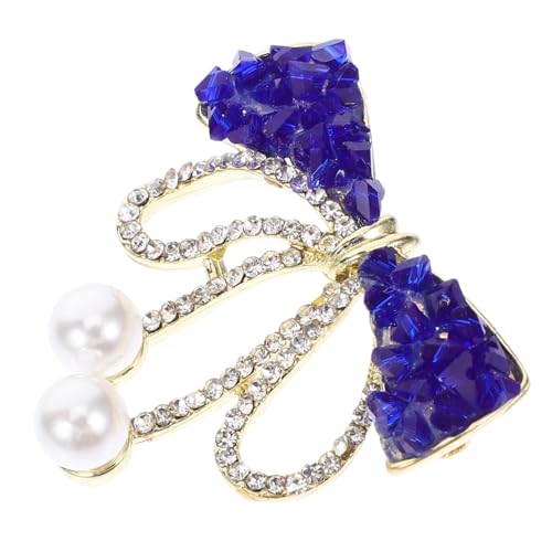 Veemoon Brosche Mit Schleifenmotiv Funkelnde Strasssteine Anstecknadel Für Kleidung Und Taschen Perfektes Accessoire Für Besondere Anlässe von Veemoon