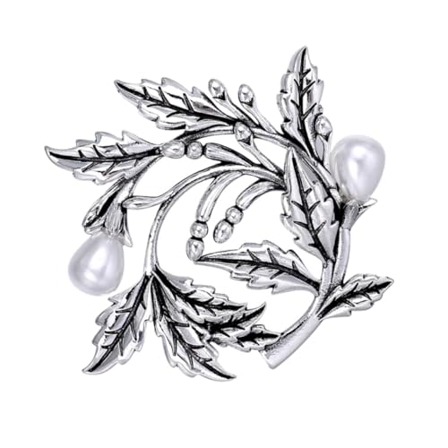 Veemoon Kranzbrosche Aus Legierung Für Damenkleidung Schals Und Hemden Dekorative Broschennadel Mit Lochdesign Für Konzerte Partys Und Kostüme von Veemoon