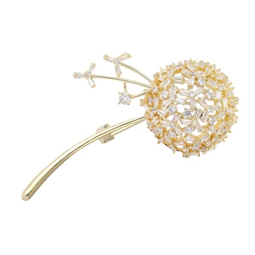 Veemoon Brosche Zirkonia Anstecknadel Damen Pullover Clip Brosche für Kleidung Schal Strickjacken Elegantes Schmuckstück für Formelle Anlässe und Freizeit von Veemoon