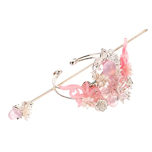 Veemoon Chinesische Haarnadel 2 Stück Antiker Stil Haarschmuck Mit Blumenquaste Hanfu Kopfbedeckung Für Damen Klassische Haarnadel Aus Legierung Stilvolle Tiara Für Fotoshootings Und von Veemoon