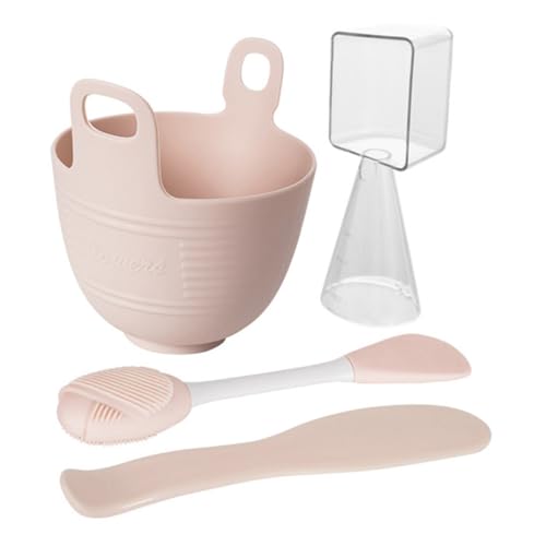 Veemoon DIY Masken Rührschüssel mit Rührstab Löffel Flexibles Gesichtspflege Werkzeug für Mischung Hautpflege Zuhause und Unterwegs von Veemoon