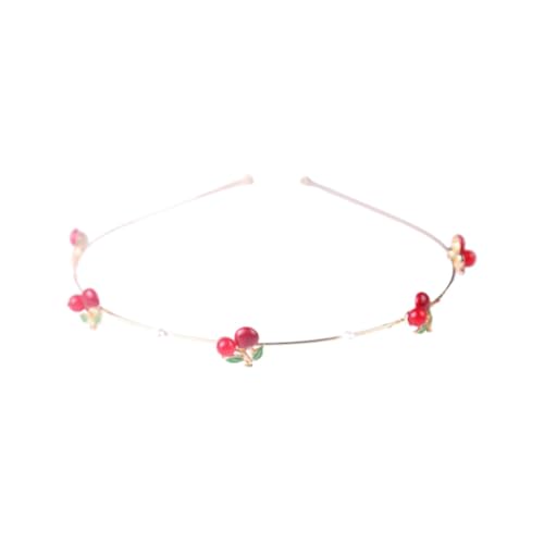 Veemoon Damen Haarband mit Kirschdesign Leichter und Bequemer Haarschmuck für und Mädchen für Hochzeiten Partys Geburtstagsfeiern und Besondere Anlässe von Veemoon