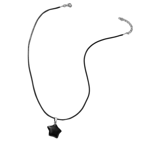 Veemoon Damen Kette Natürlichem mit Fünfzackigem Stern Pendant Halskette für Besondere Anlässe zu Feiertagen für Täglichen Gebrauch von Veemoon