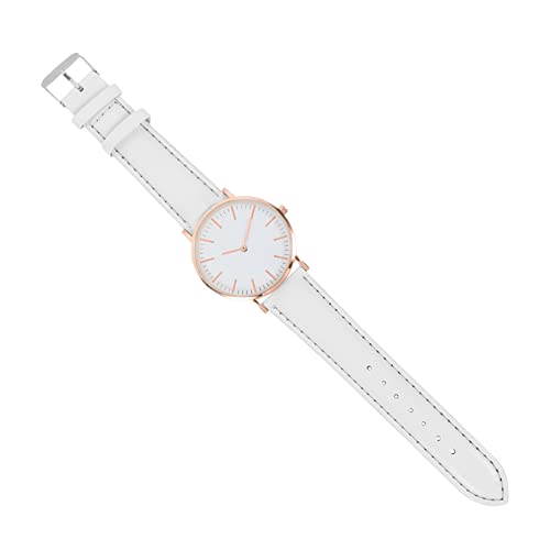 Veemoon Damen Pu Lederarmband Uhr Elegante Quarzuhr Für Frauen Einstellbare Casual Armbanduhr Für Jeden Anlass Stilvolles Design von Veemoon