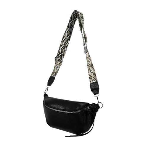Veemoon Damen Umhängetasche – Stilvolle PU Bauchtasche Mit Verstellbarem Riemen - Perfekt Als Crossbody Bag Für Den Alltag - Reisen Oder Freizeitaktivitäten von Veemoon