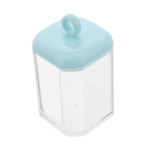 Veemoon Desktop Organizer für Wattestäbchen mit Deckel Aufbewahrungsbox für Make Up Zahnstochern und Kosmetikpads für Badezimmer und Große Kapazität Vielseitig Einsetzbar von Veemoon