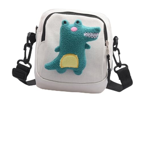 Veemoon Dinosaurier Design Damen Tasche Mini Handytasche Umhängetasche Aus Canvas Mit Aufbewahrung Für Geldbörsen Und Kosmetika von Veemoon
