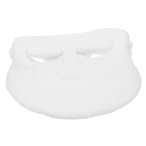 Veemoon Doppellagige Dicke Wiederverwendbare Gesichts Handtuch Maske für Heiße und Kalte Kompressen Verbesserte Wärmeisolierung für Effektive Gesichtsdampfanwendung bei Frauen und Mädchen von Veemoon