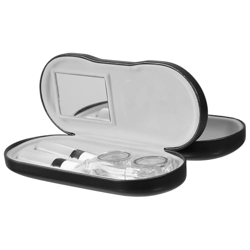 Veemoon Doppelseitiges Brillenetui mit Pinzette Tragbares Brillenetui für Mehrere Brillen und Linsen Kratzfest Auslaufsicher und Platzsparend Brillen Organizer für Unterwegs von Veemoon