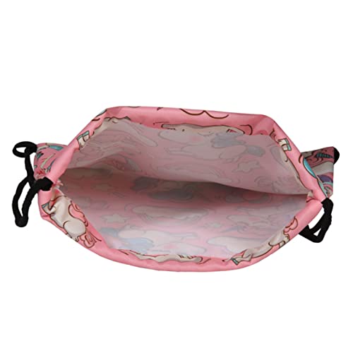 Veemoon Einhörner-Kordelzug-Rucksack Mädchen-Polyester-Tasche Party-geschenktasche Reise-Kordelzug-Tasche Kordelzugbeutel Für Leichtes Gepäck Mit Handy Geldbörse Und Laptop von Veemoon