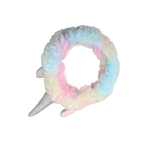 Veemoon Einhorn Haarbänder Stylische Kopfbedeckung Elastisches Haar Accessoire für Mädchen Partyzubehör mit Pailletten für Besondere Anlässe von Veemoon