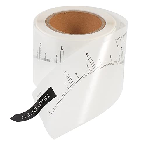 Veemoon Einweg Augenbrauenlineal Aufkleber Transparentes Augenbrauen Messwerkzeug für Präzises Microblading und Make Up Anfänger Geeignet um Saubere Konturen zu Zeichnen von Veemoon