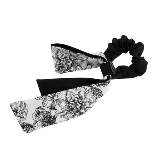 Veemoon Elastisches Satin Haargummi mit Schleifenband Großes Haarschlaufe für Pferdeschwanz Weiches Leichtes Haarschmuck für Frauen Geeignet für Alltag Party Performance von Veemoon