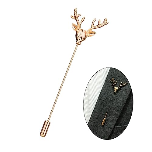 Veemoon Elegante Goldene Mantelbrosche Für Männer - Anstecknadel Im Reh-Design Perfektes Accessoire Für Hochzeitsanzüge Und Formelle Anlässe Stilvolles Für Herren Veemoon Elegante Goldene Mantelbrosche Für Männer - Anstecknadel Im Reh-Design Perfektes Accessoire Für Hochzeitsanzüge Und Formelle Anlässe Stilvolles Für Herren von Veemoon