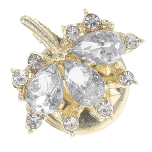 Veemoon Elegante Goldfarbene Mini Lapel Nadel Ahornblatt Anstecknadel Brosche für Herren Damen Langlebiger Scrapbooking Knopf Vielseitiger Modeschmuck für Hemden Mäntel Kleidung von Veemoon