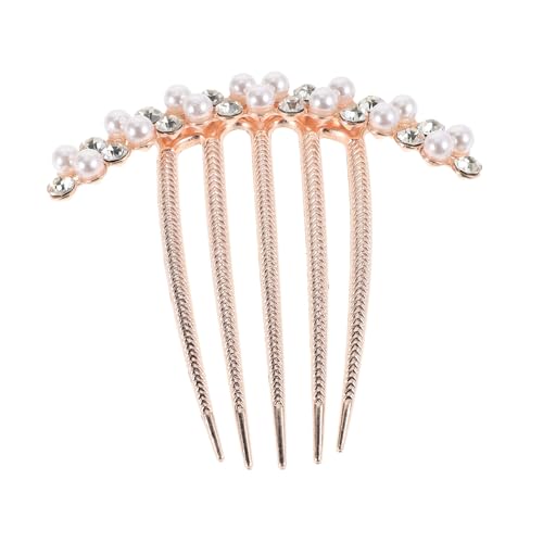 Veemoon Eleganter Braut Haarkamm mit Silberperlen und Strass Japanischer Stil Haaraccessoire für Hochzeit Femininer Floraler Haarschmuck Robustes Design Passend für Damen von Veemoon
