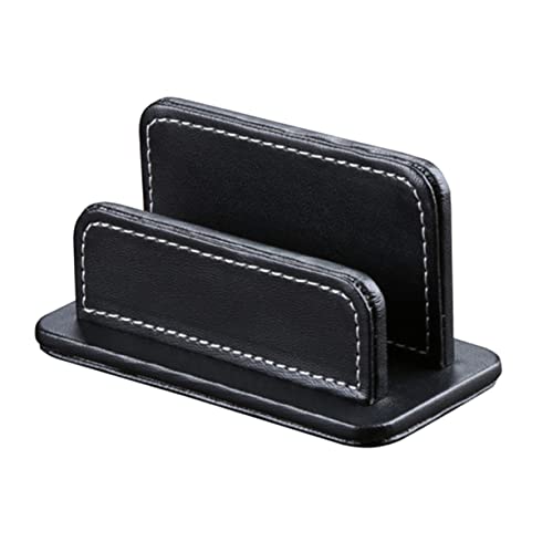 Veemoon Business-Halter Aus Pu-Leder Schlichtes Design Visitenkartenhalter Namensschild-case Schwarz Praktisch Und Elegant Für Geschäftssituationen von Veemoon