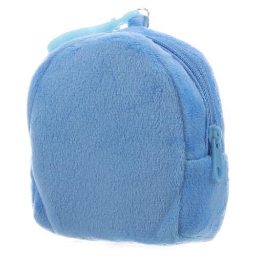 Veemoon Plüsch Geldbörse mit Schlüsselanhänger für Damen Kleine Münzbörse Ohrhörer Etui Multifunktional für Teenager Mädchen Reise Organizer von Veemoon