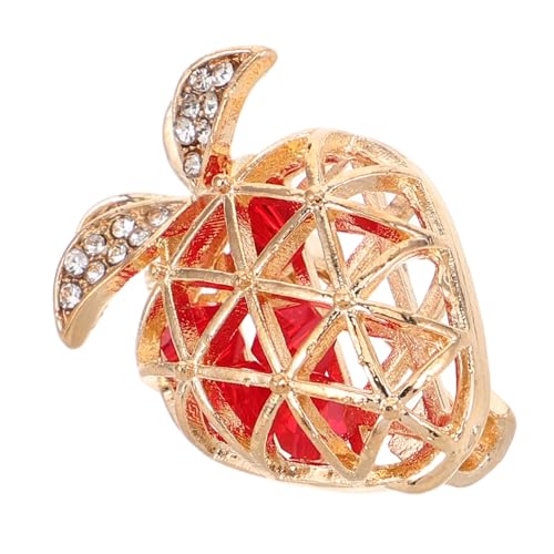 Veemoon Erdbeerbrosche Kleidung Brosche Pin Frauen Reversnadel Vintage -stifte Ästhetische Reize Hut Reversnadel Dekorative Stifte Für Kleidung Dekorative Sicherheitsstifte Legierung v von Veemoon