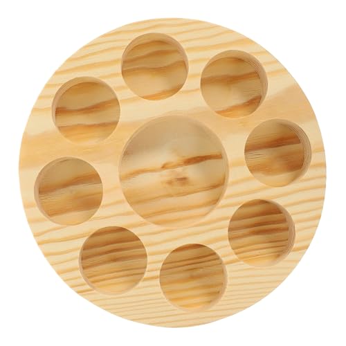 Veemoon Essentielle Ölflaschen Box aus Langlebigem Material Kompakter Fach Organizer mit Glasflaschen Halter Praktischer Aromatherapie Aufsteller für Massage Salon und Zuhause Kratzfest von Veemoon